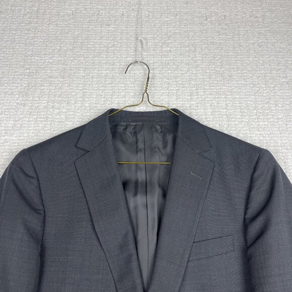 Ermenegildo Z Zegna Jacket Mens 50 R Gray Drop 8 Blazer Sport Coat Wool Mohair - Picture 2 of 16